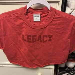 Gymshark Red Legacy Crop Top